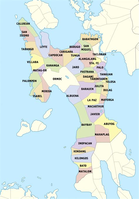 municipalities in leyte